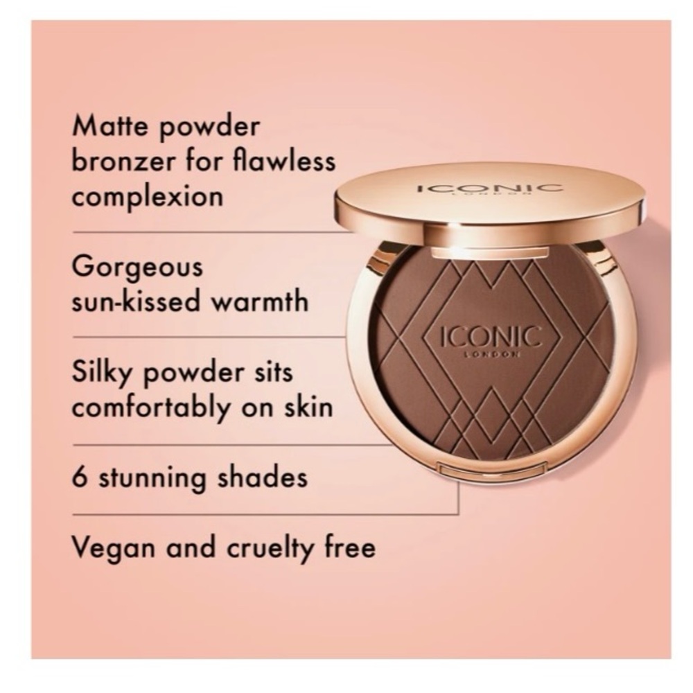 NIB Iconic London Ultimate Bronzing Powder - Rich Bronze